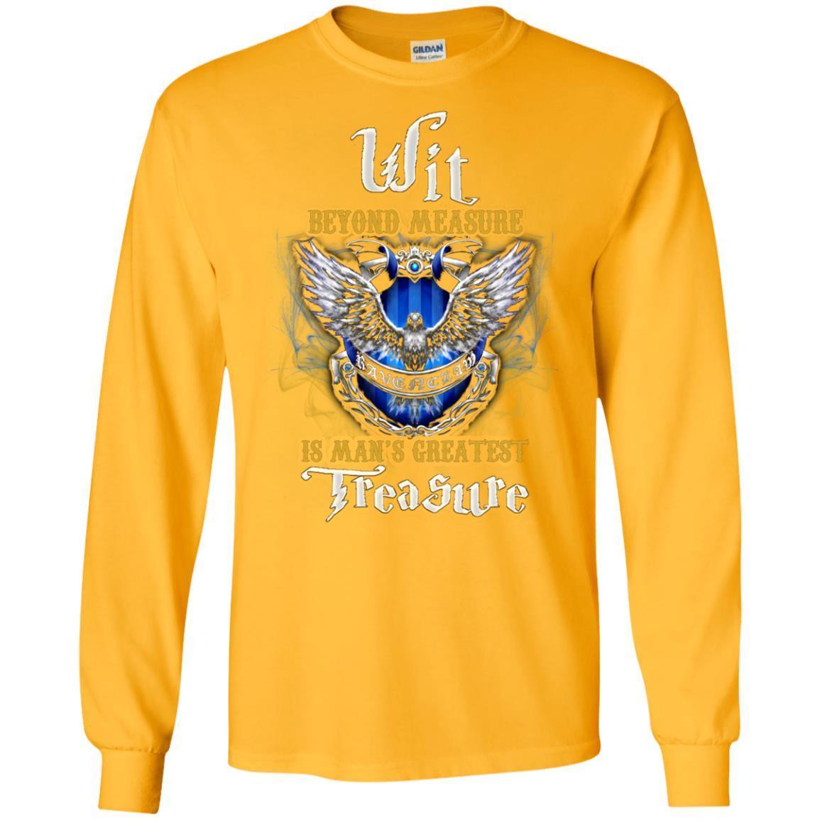 Wit Beyond Measure Is Man's Greatest Treasure Ravenclaw House Harry Potter Fan Shirt