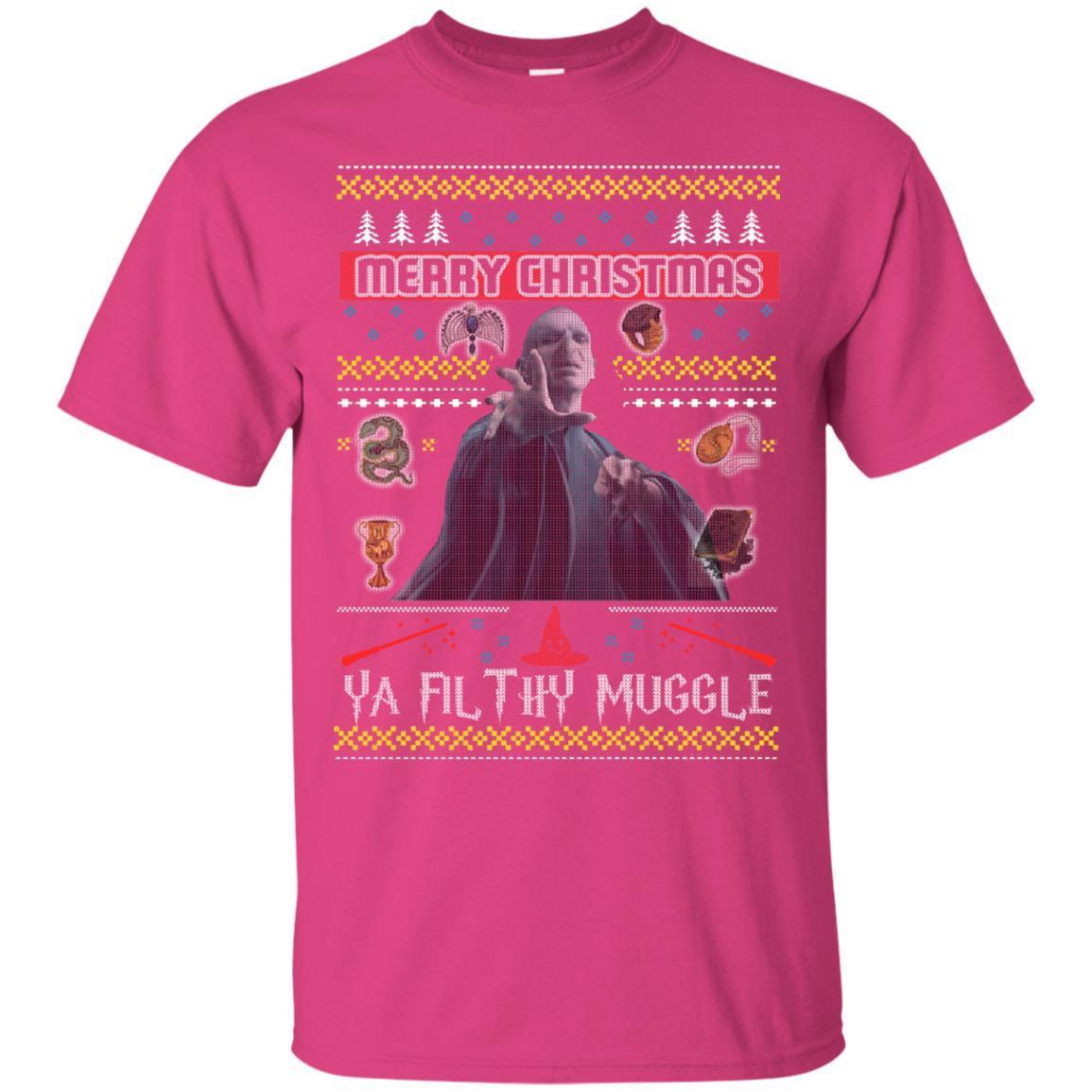 Merry Christmas Ya Filthy Muggle Harry Potter Fan T-shirt