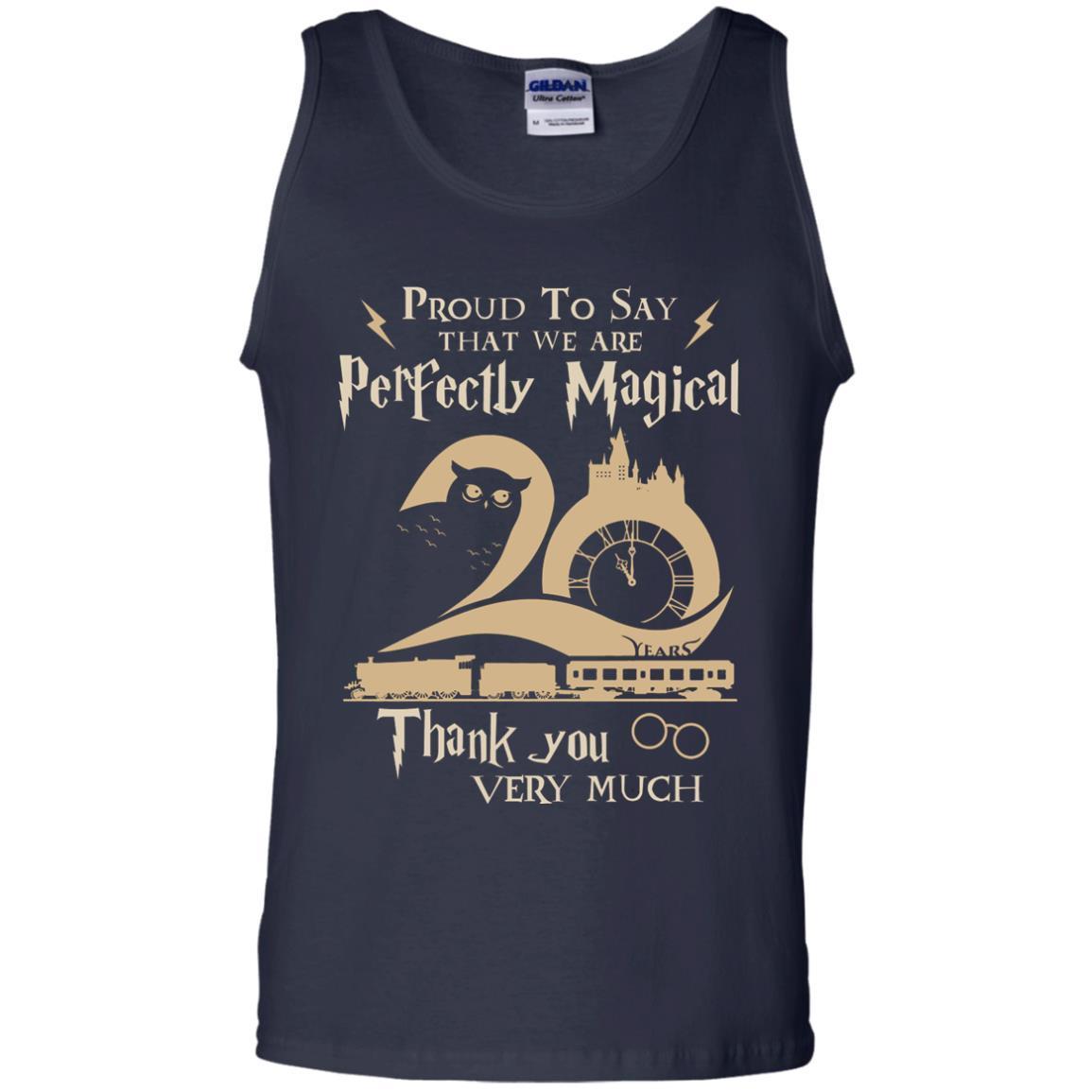 Proud To Say That We Are Perfectly Magical Thank You Very Much Harry Potter Fan T-shirt Navy S