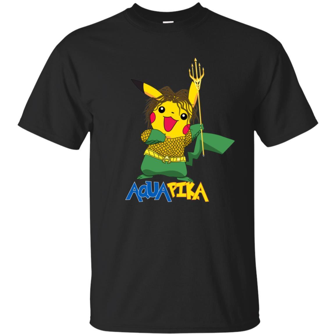 Aquapika Aquaman Piakachu Fan Shirt Black S