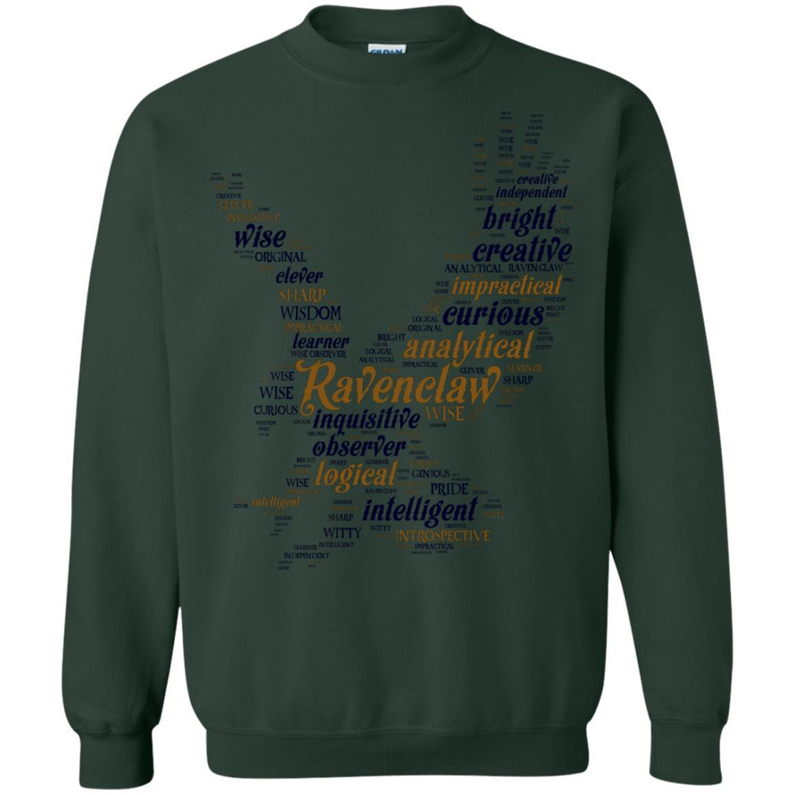Ravenclaw House Harry Potter Fan Shirt Forest Green S