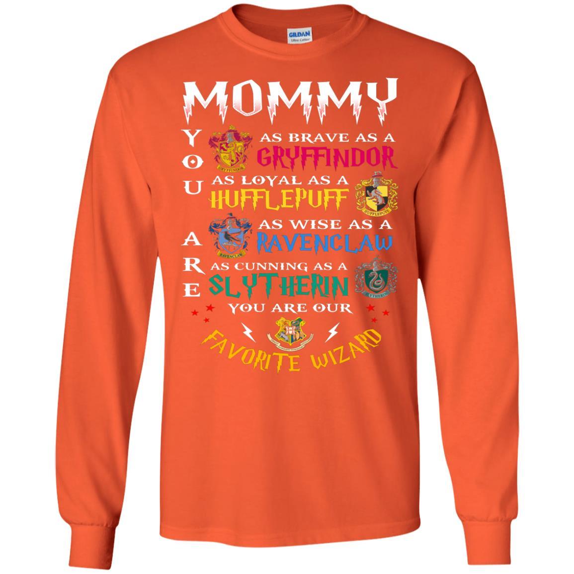Mommy Our Favorite Wizard Harry Potter Fan T-shirt Orange S