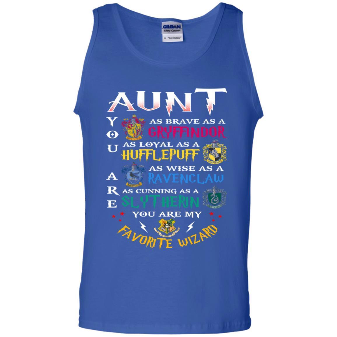 Aunt My Favorite Wizard Harry Potter Fan T-shirt Royal S