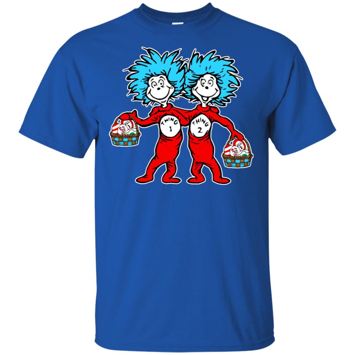 Dr. Seuss Thing 1 Thing 2 Easter Egg T-shirt