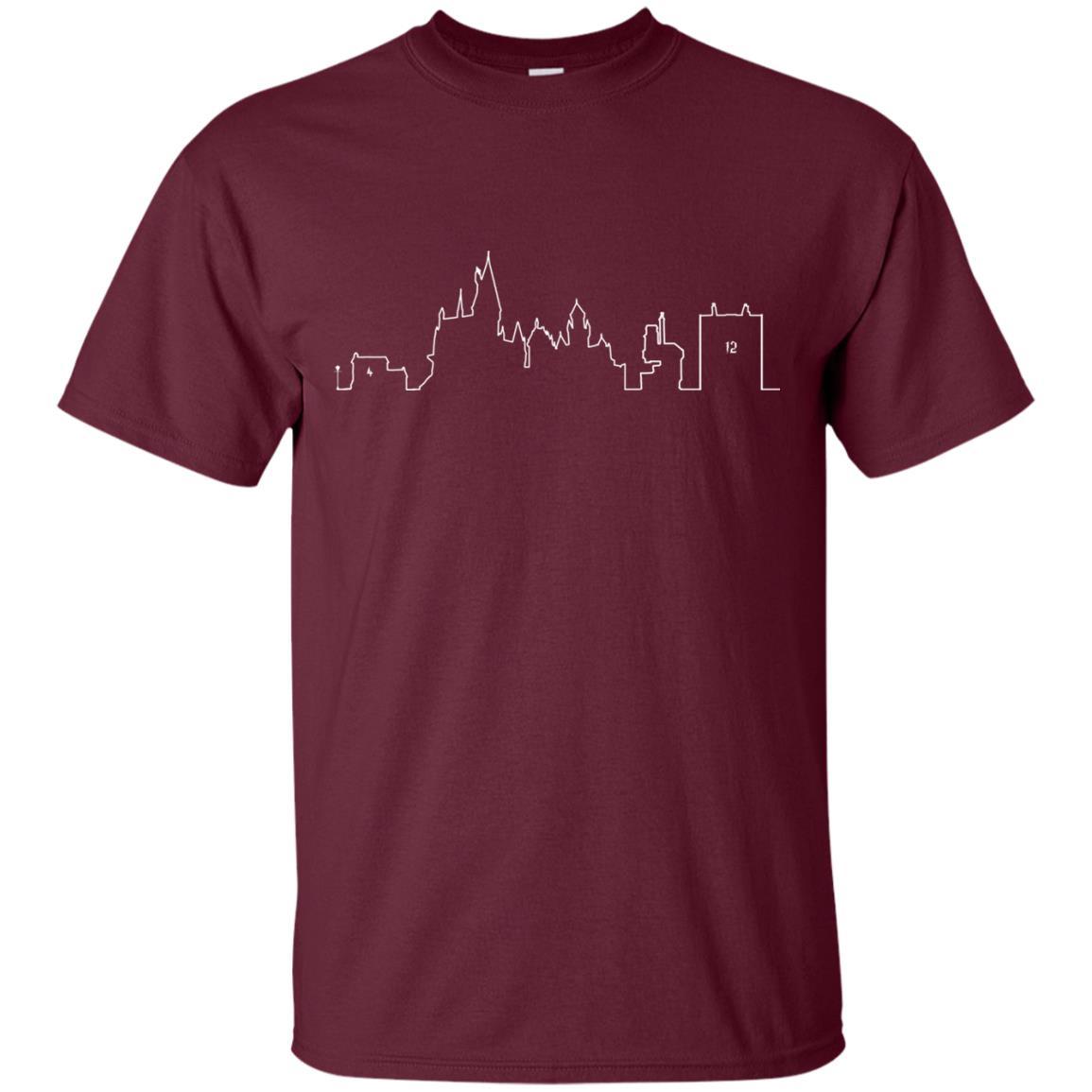 Hogwarts School Harry Potter Fan T-shirt Maroon S