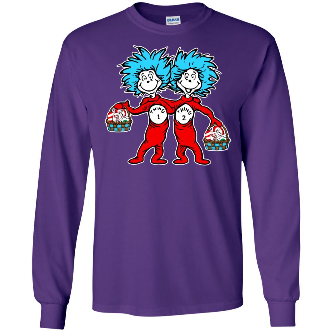 Dr. Seuss Thing 1 Thing 2 Easter Egg T-shirt