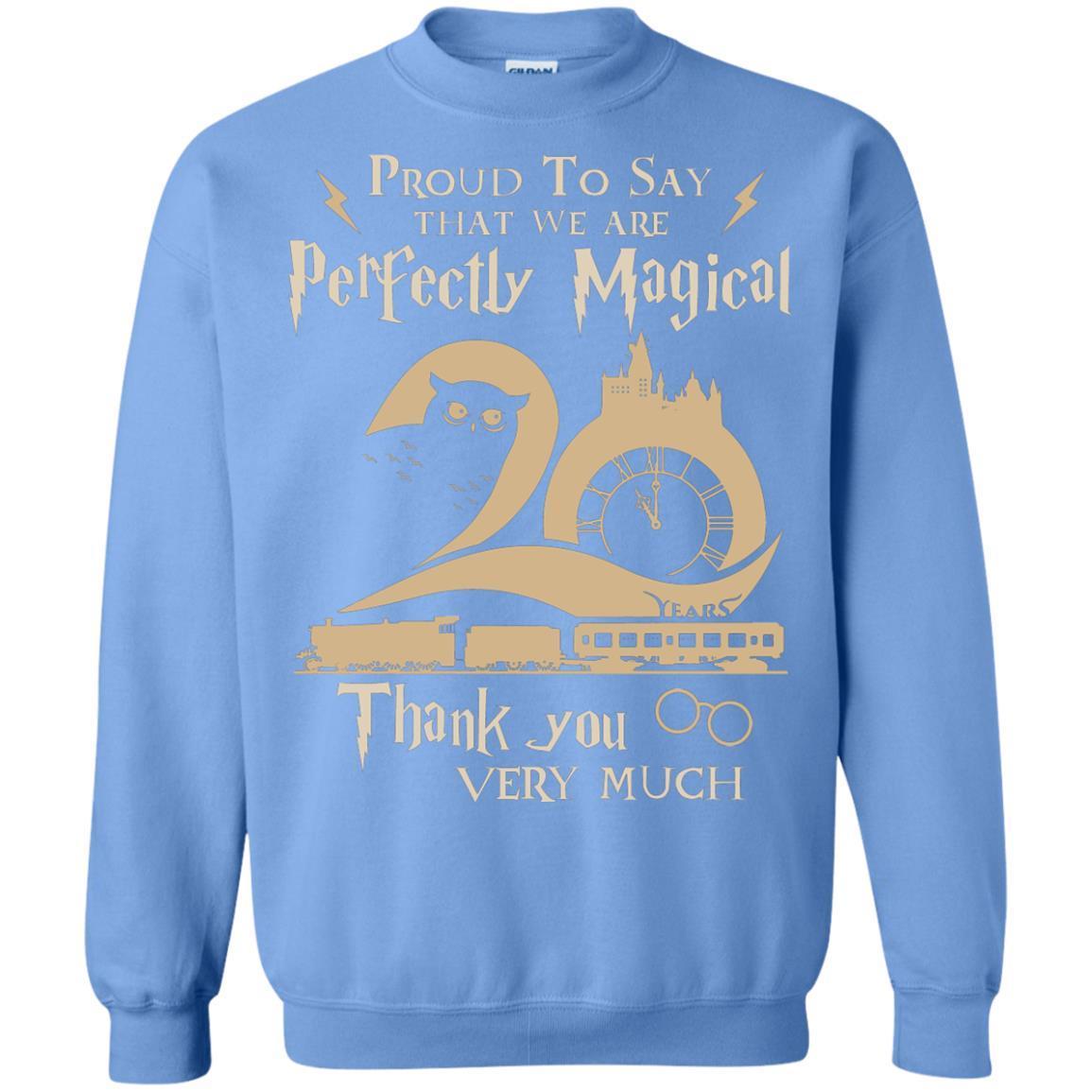 Proud To Say That We Are Perfectly Magical Thank You Very Much Harry Potter Fan T-shirt Carolina Blue S