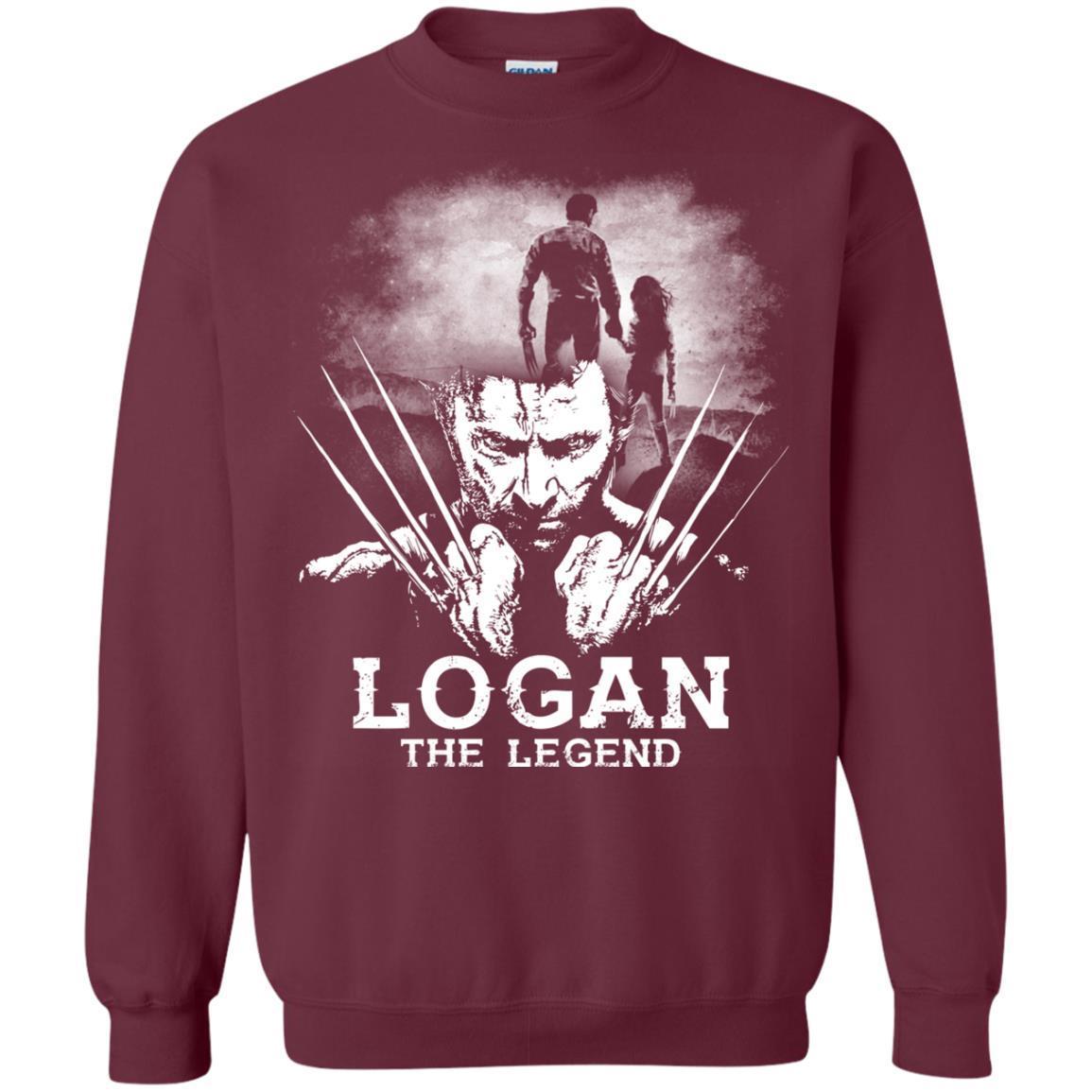 Logan The Legend Wolverine Fan T-shirt Maroon S
