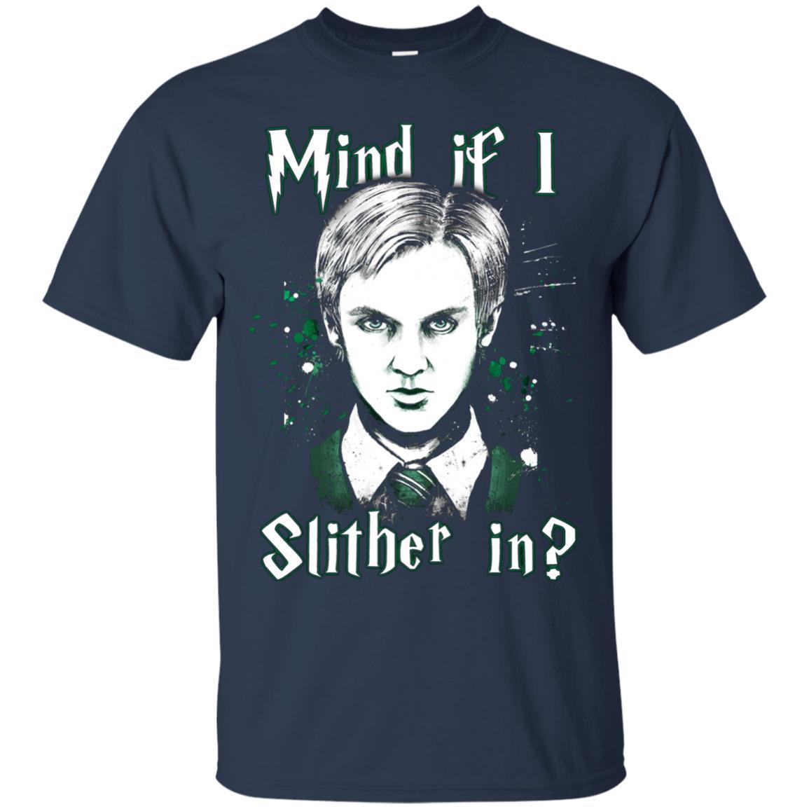 Mind If I Slither In Slytherin House Harry Potter Shirt Navy S