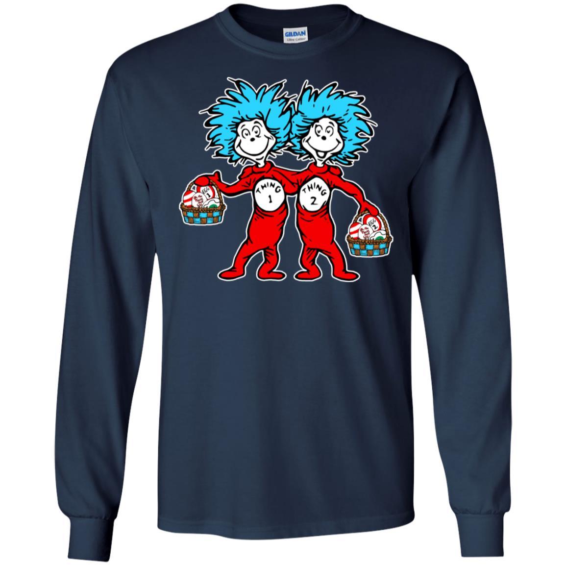 Dr. Seuss Thing 1 Thing 2 Easter Egg T-shirt