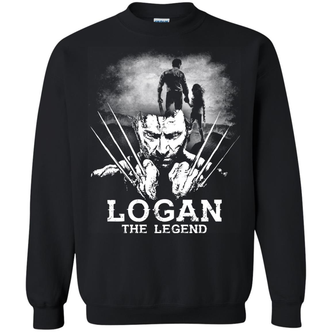 Logan The Legend Wolverine Fan T-shirt Black S