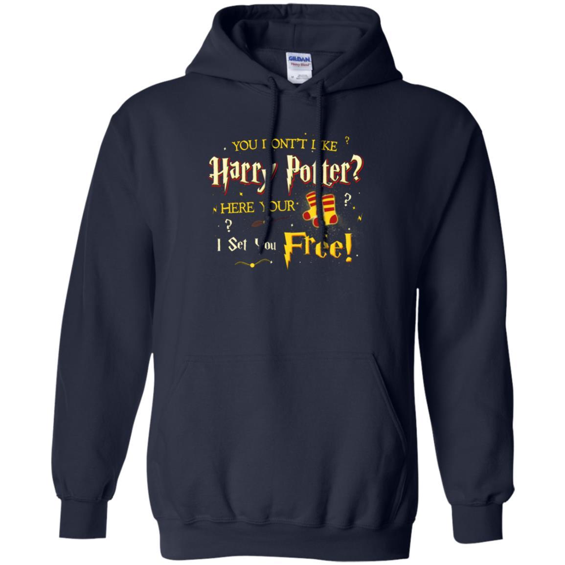 You Don_t Like Harry Potter Here Your I Set You Free Movie T-shirt Navy S