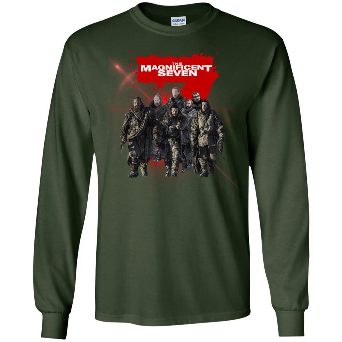 The Magnificent Seven Game Of Thrones Version T-shirt Forest Green S