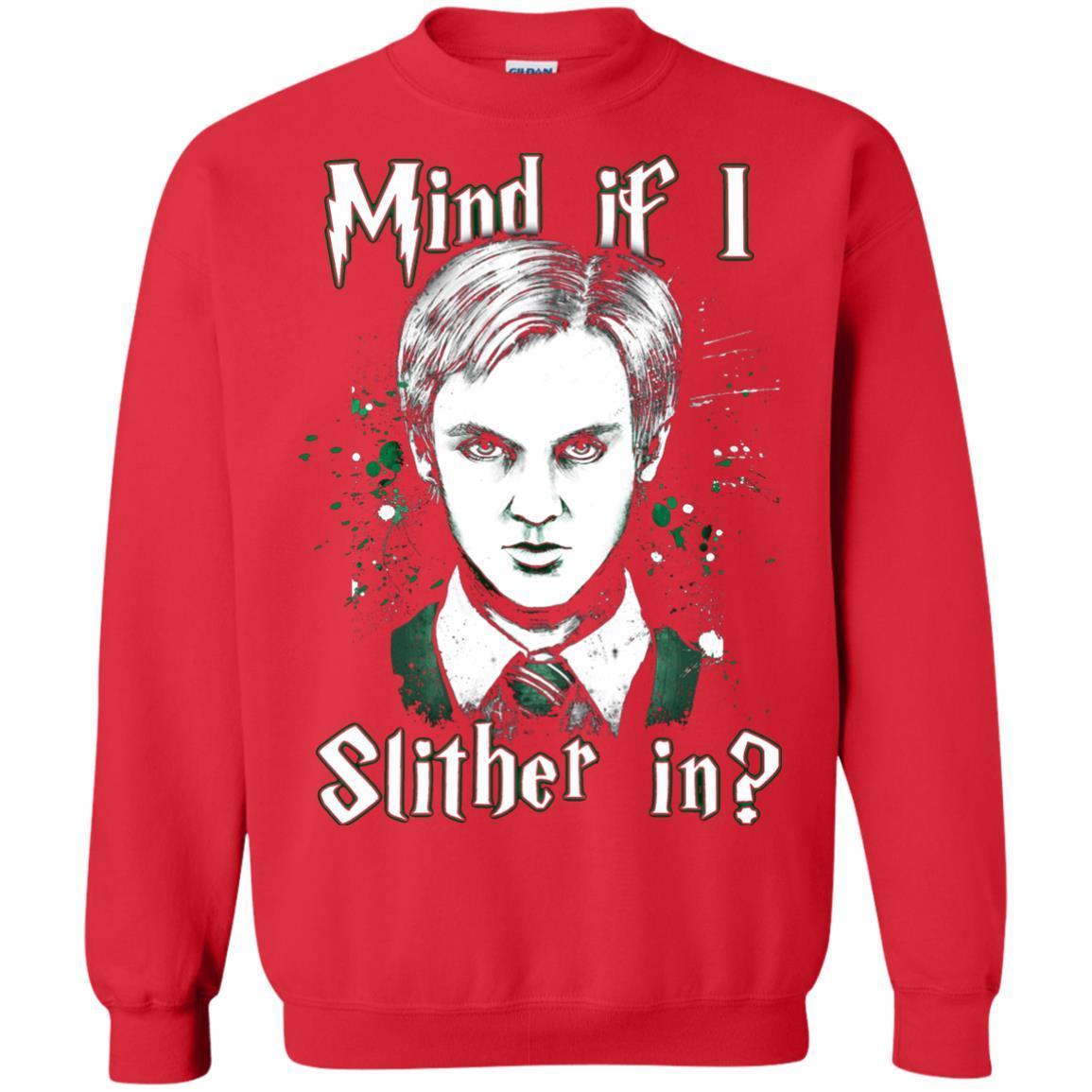 Mind If I Slither In Slytherin House Harry Potter Shirt Red S