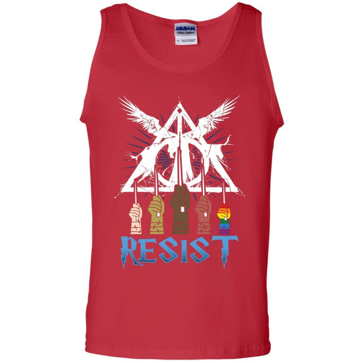Resist Harry Potter Fan T-shirt Red S