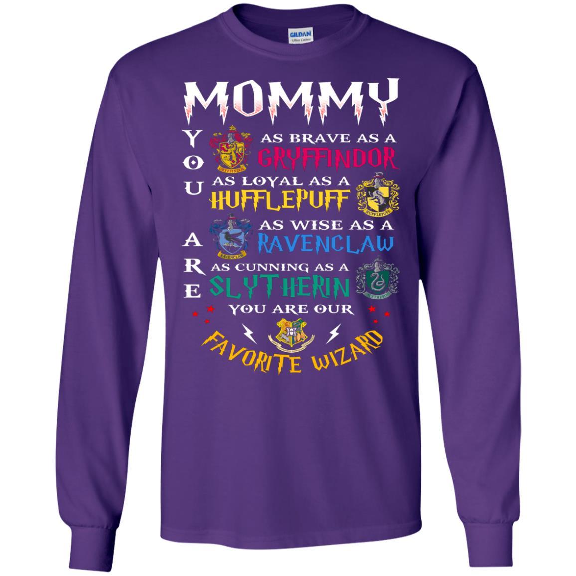 Mommy Our Favorite Wizard Harry Potter Fan T-shirt Purple S