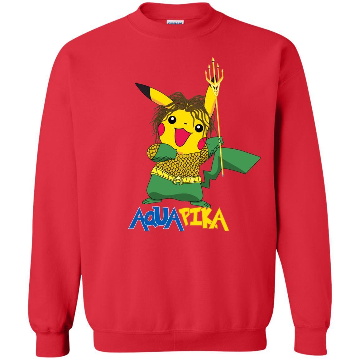 Aquapika Aquaman Piakachu Fan Shirt Red S