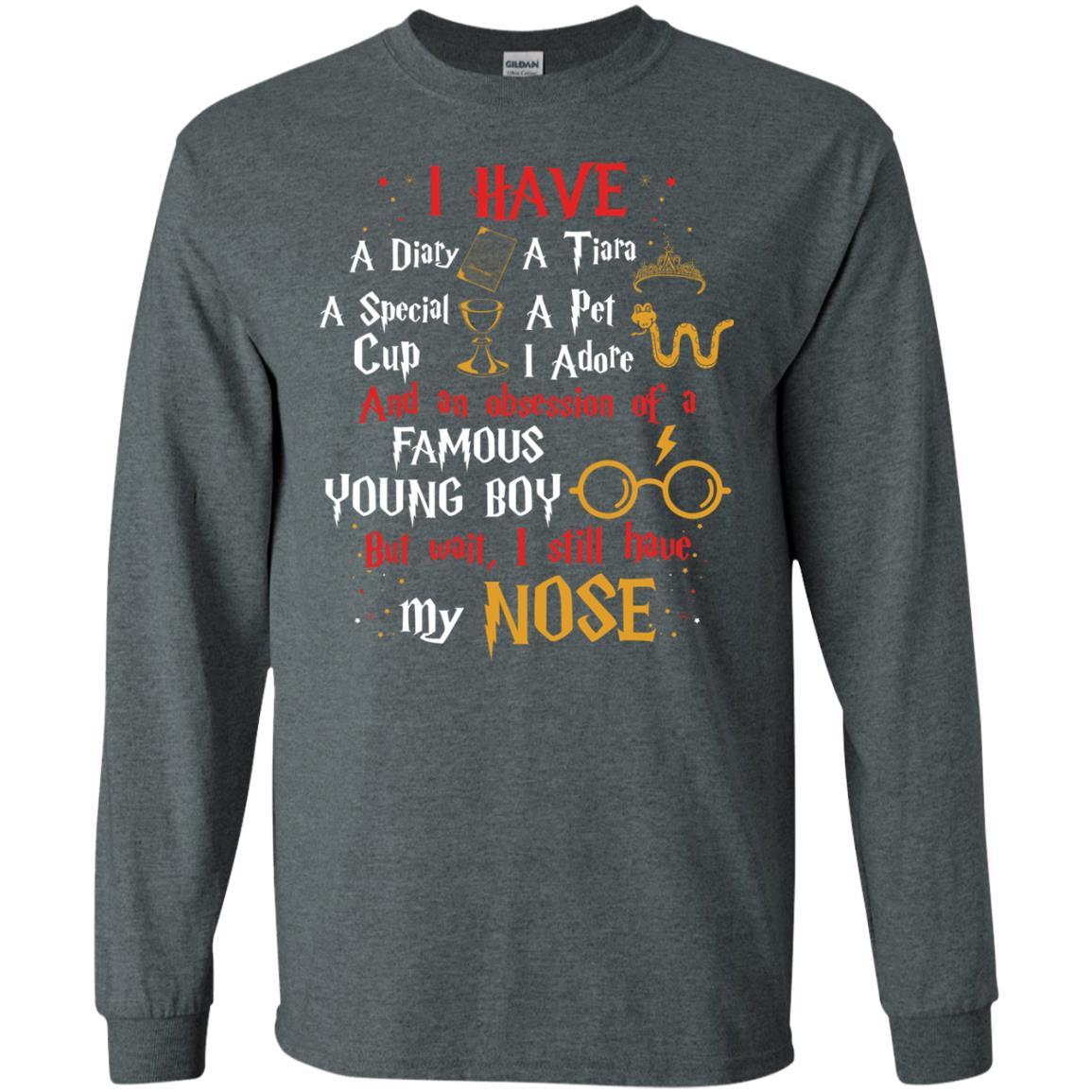I Have A Diary, A Tiara, A Special Cup, A Pet I Adore And An Obsession Of A Famous Young Boy Harry Potter Fan T-shirt