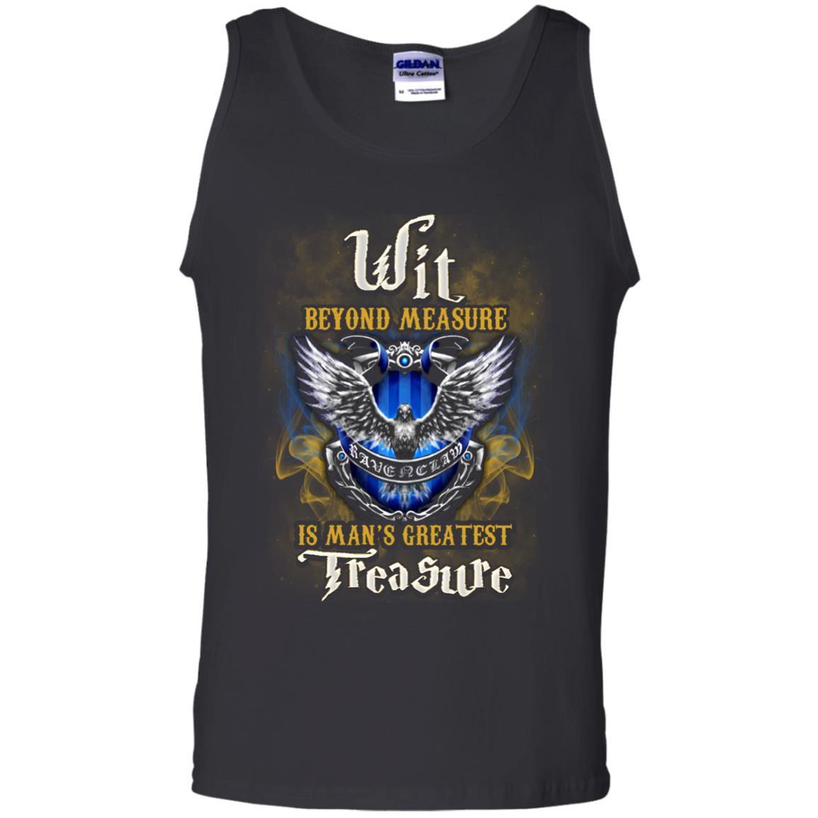Wit Beyond Measure Is Man's Greatest Treasure Ravenclaw House Harry Potter Fan Shirt Black S