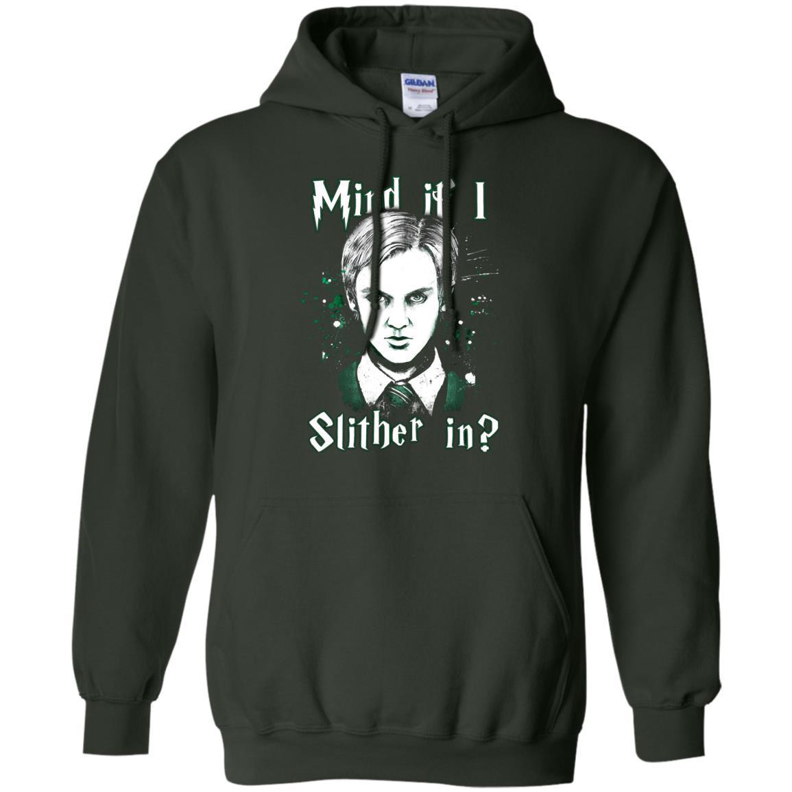 Mind If I Slither In Slytherin House Harry Potter Shirt Forest Green S