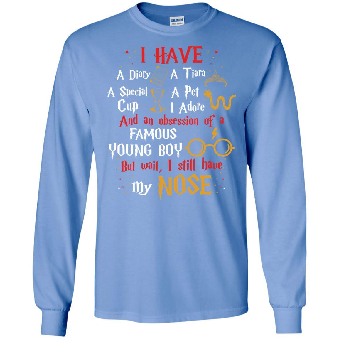 I Have A Diary, A Tiara, A Special Cup, A Pet I Adore And An Obsession Of A Famous Young Boy Harry Potter Fan T-shirt