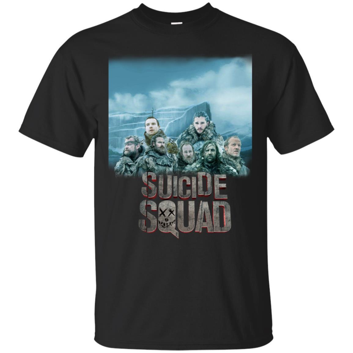 Suicide Squad Game Of Thrones Version T-shirt Black S