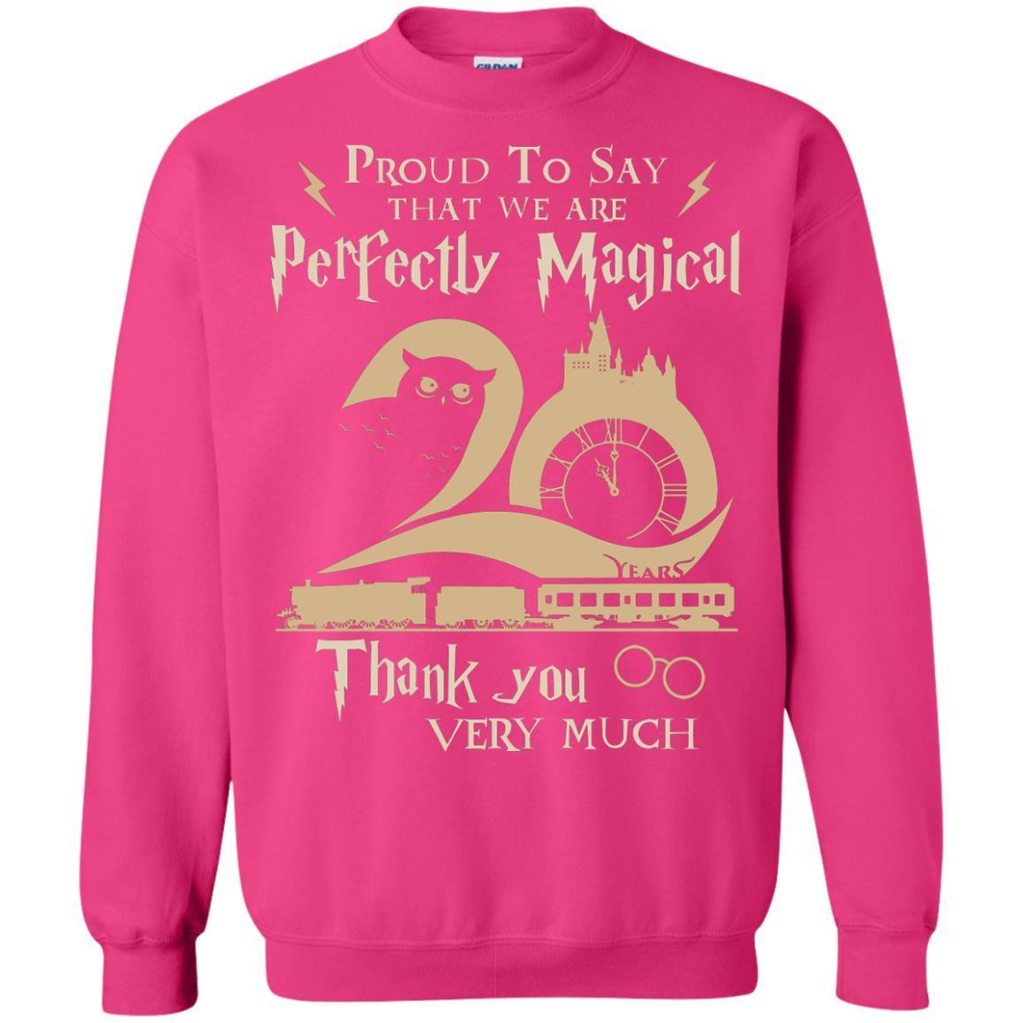 Proud To Say That We Are Perfectly Magical Thank You Very Much Harry Potter Fan T-shirt Heliconia S