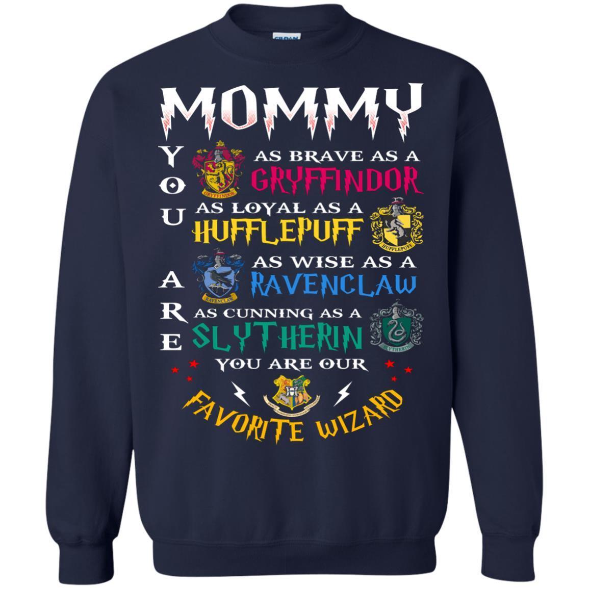 Mommy Our Favorite Wizard Harry Potter Fan T-shirt Navy S
