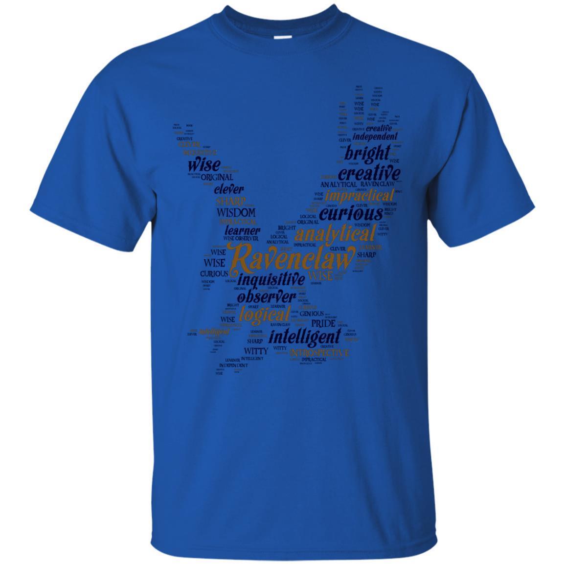 Ravenclaw House Harry Potter Fan Shirt Royal S
