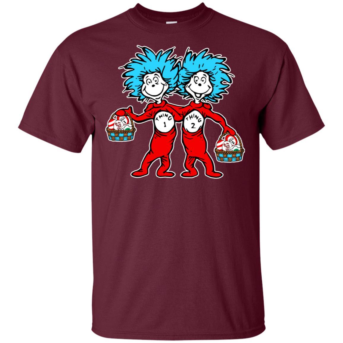 Dr. Seuss Thing 1 Thing 2 Easter Egg T-shirt