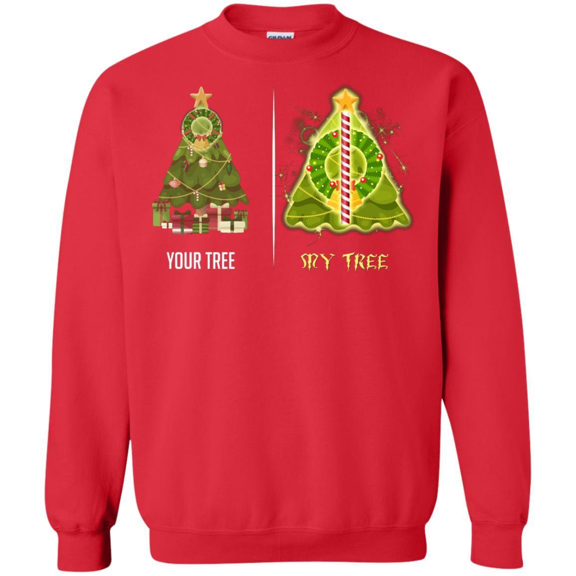 Harry Potter Christmas Tree Shirt Red S