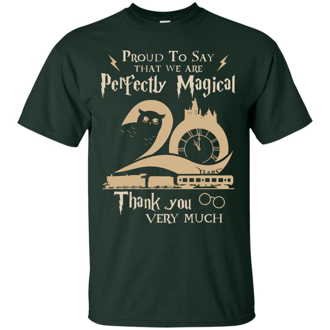 Proud To Say That We Are Perfectly Magical Thank You Very Much Harry Potter Fan T-shirt Forest S