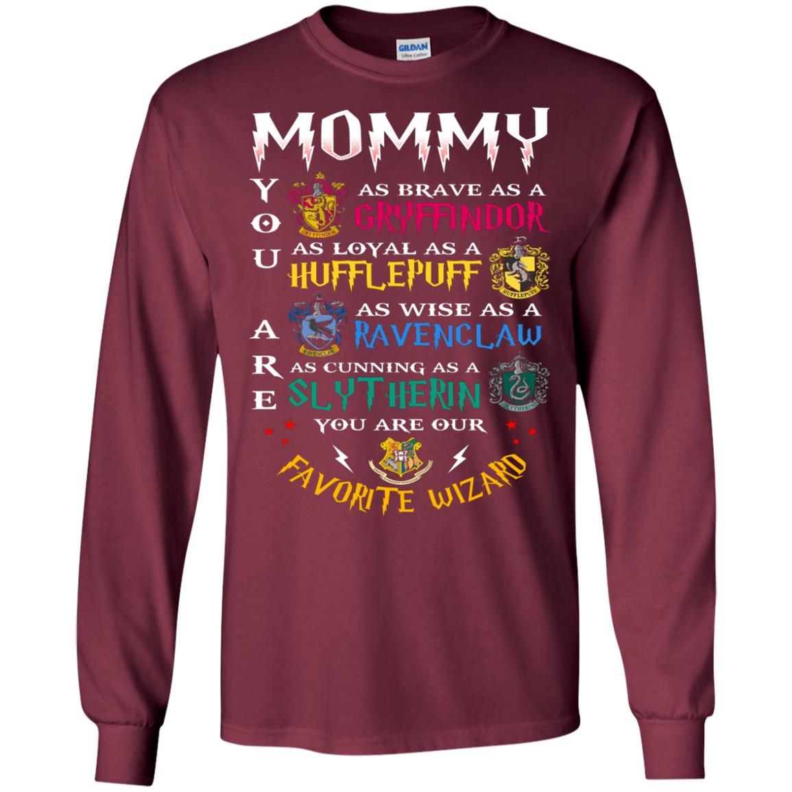 Mommy Our Favorite Wizard Harry Potter Fan T-shirt Maroon S
