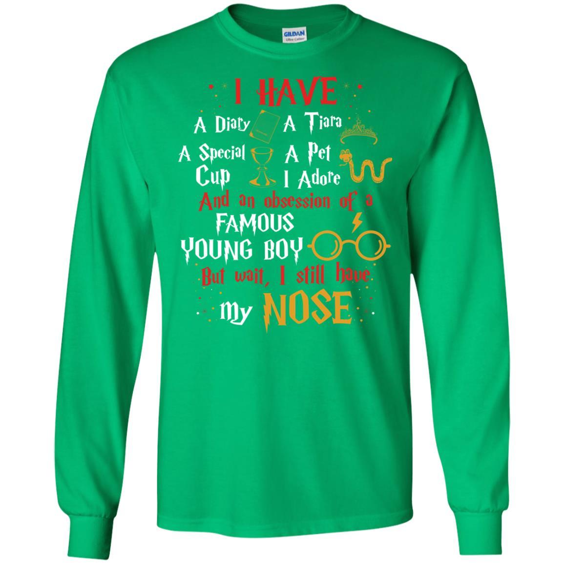 I Have A Diary, A Tiara, A Special Cup, A Pet I Adore And An Obsession Of A Famous Young Boy Harry Potter Fan T-shirt