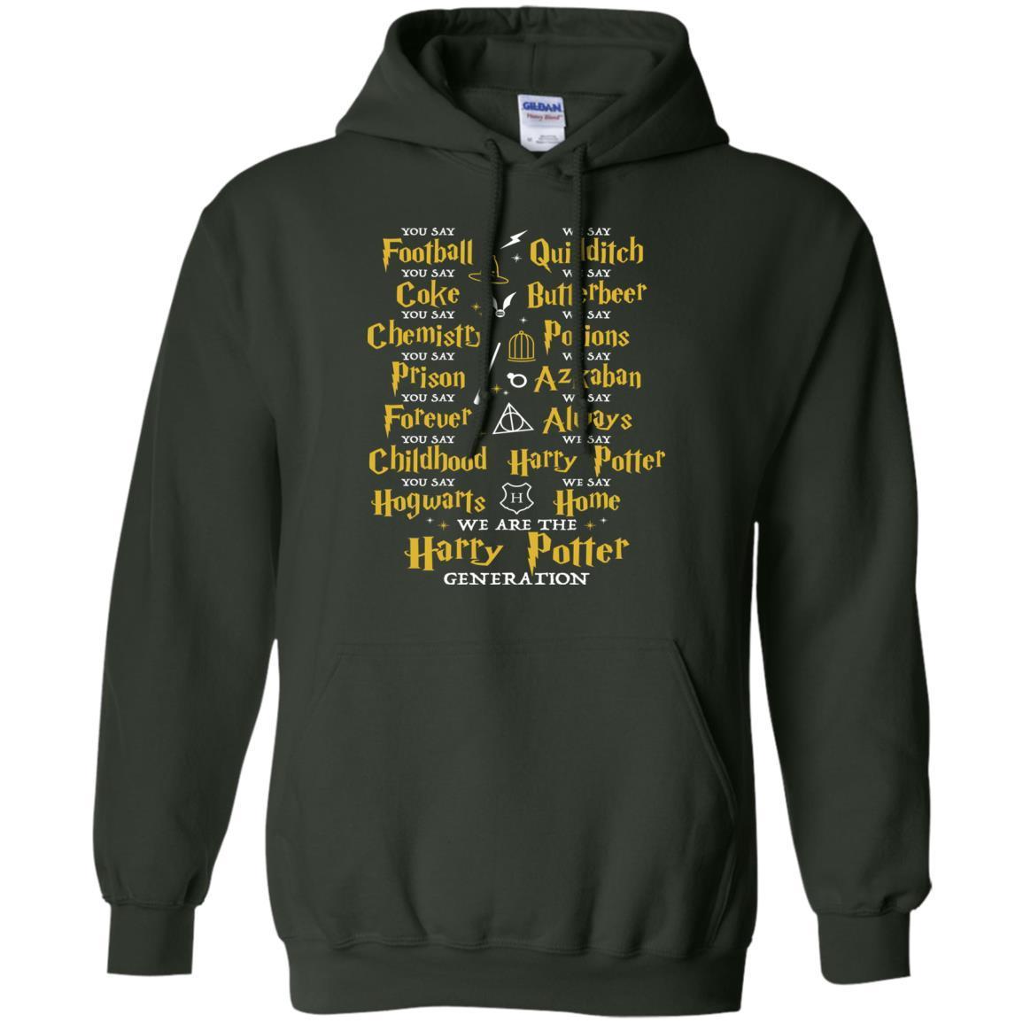 We Are The Harry Potter Generation Movie Fan T-shirt Forest Green S