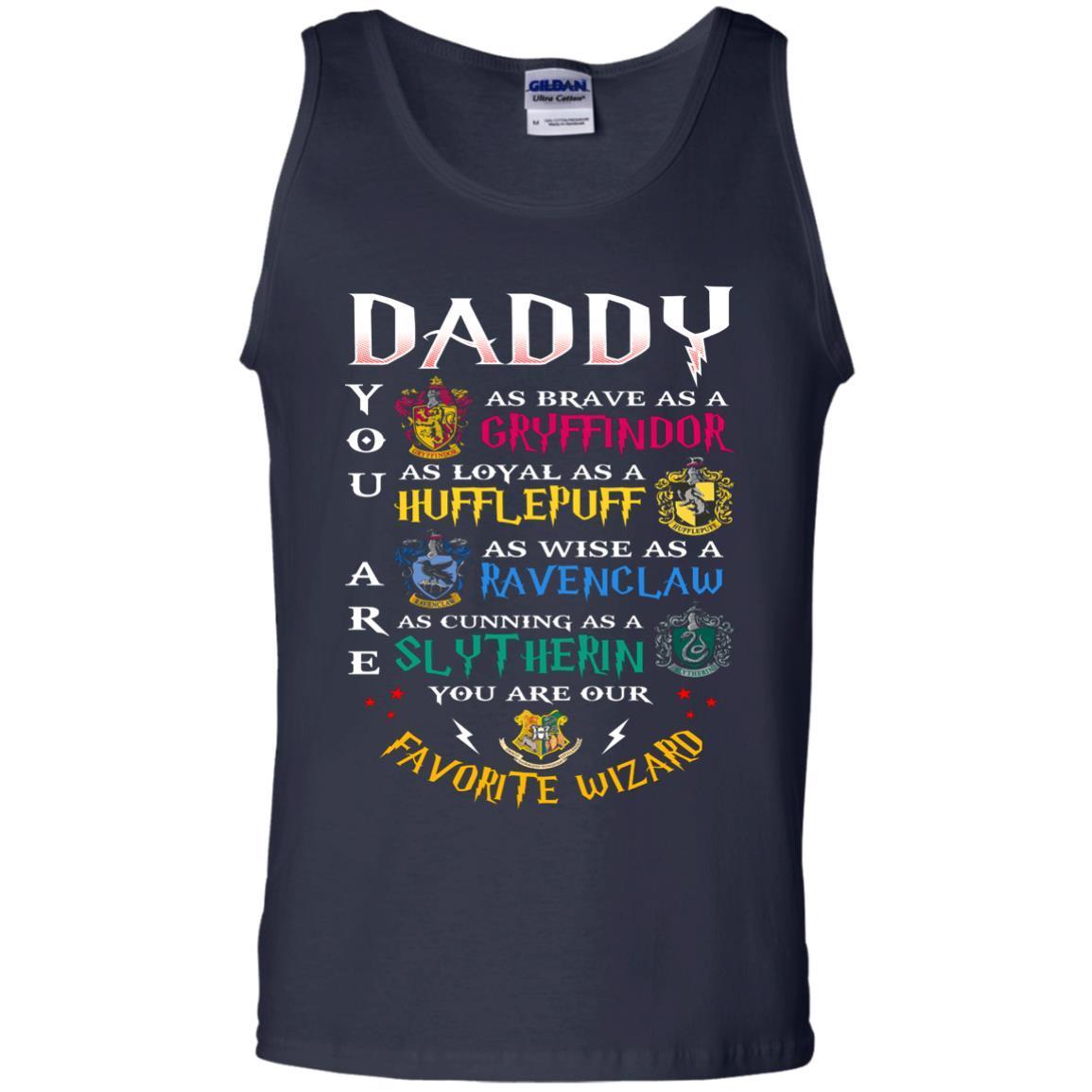 Daddy Our Favorite Wizard Harry Potter Fan T-shirt Navy S