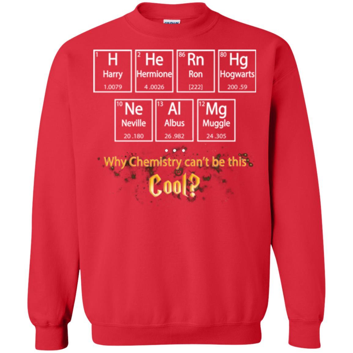 Why Chemistry Can_t Be This Cool Harry Potter Element Movie T-shirt Red S