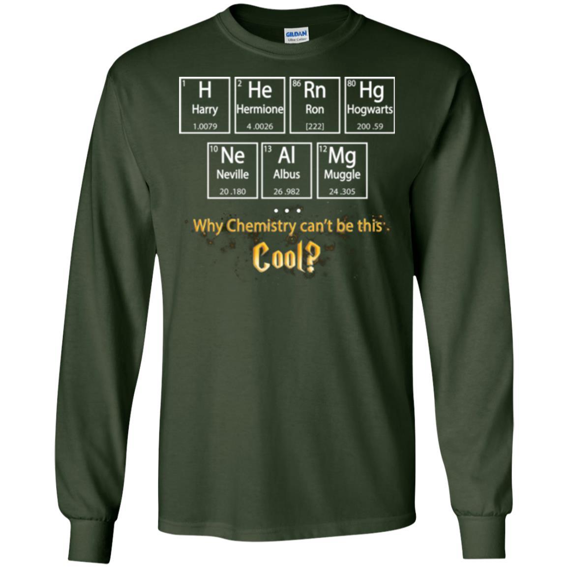 Why Chemistry Can_t Be This Cool Harry Potter Element Movie T-shirt Forest Green S