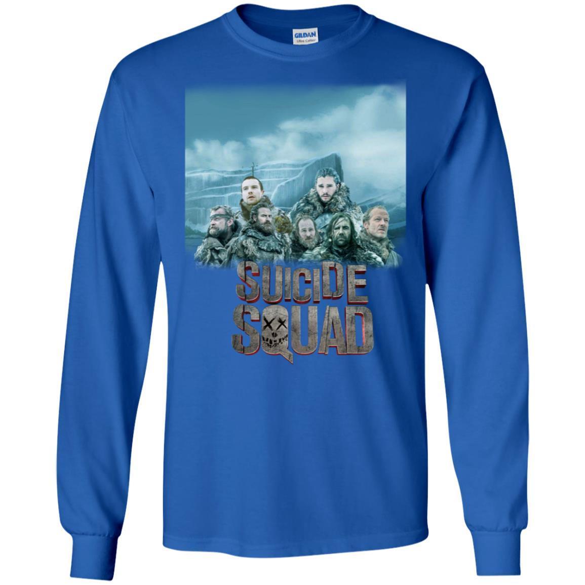 Suicide Squad Game Of Thrones Version T-shirt Royal S