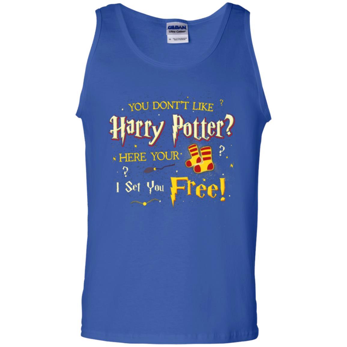You Don_t Like Harry Potter Here Your I Set You Free Movie T-shirt Royal S