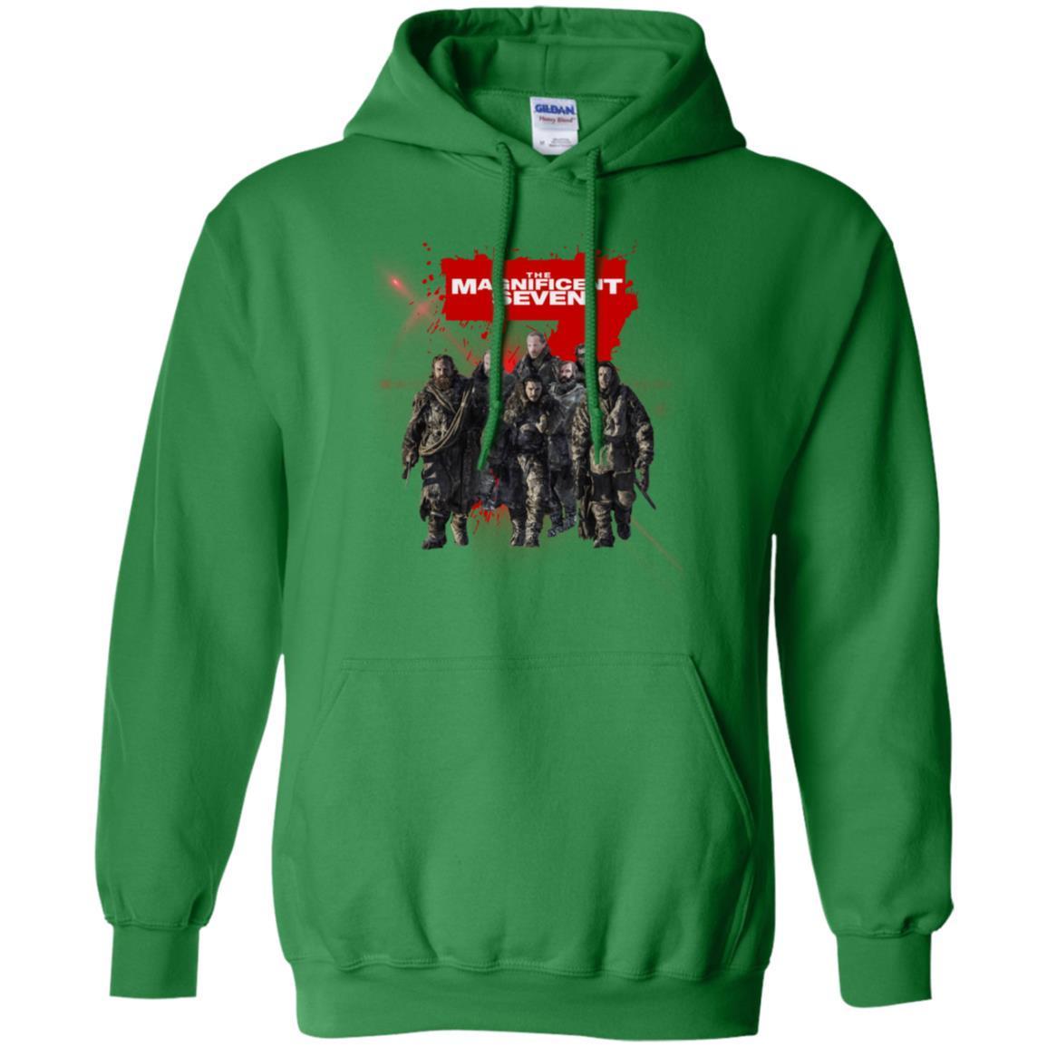 The Magnificent Seven Game Of Thrones Version T-shirt Irish Green S