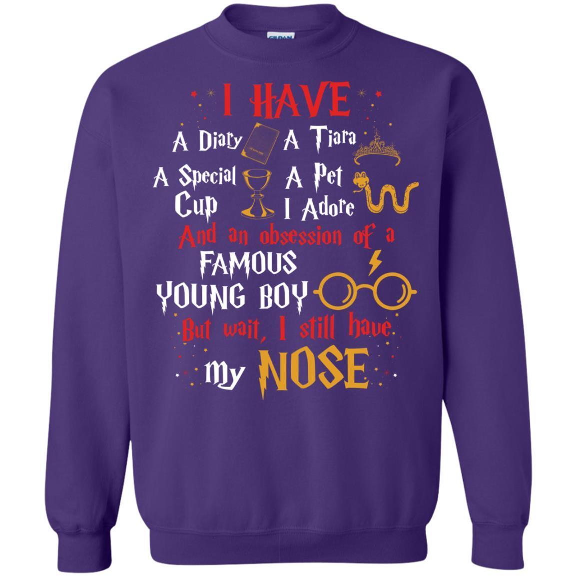 I Have A Diary, A Tiara, A Special Cup, A Pet I Adore And An Obsession Of A Famous Young Boy Harry Potter Fan T-shirt