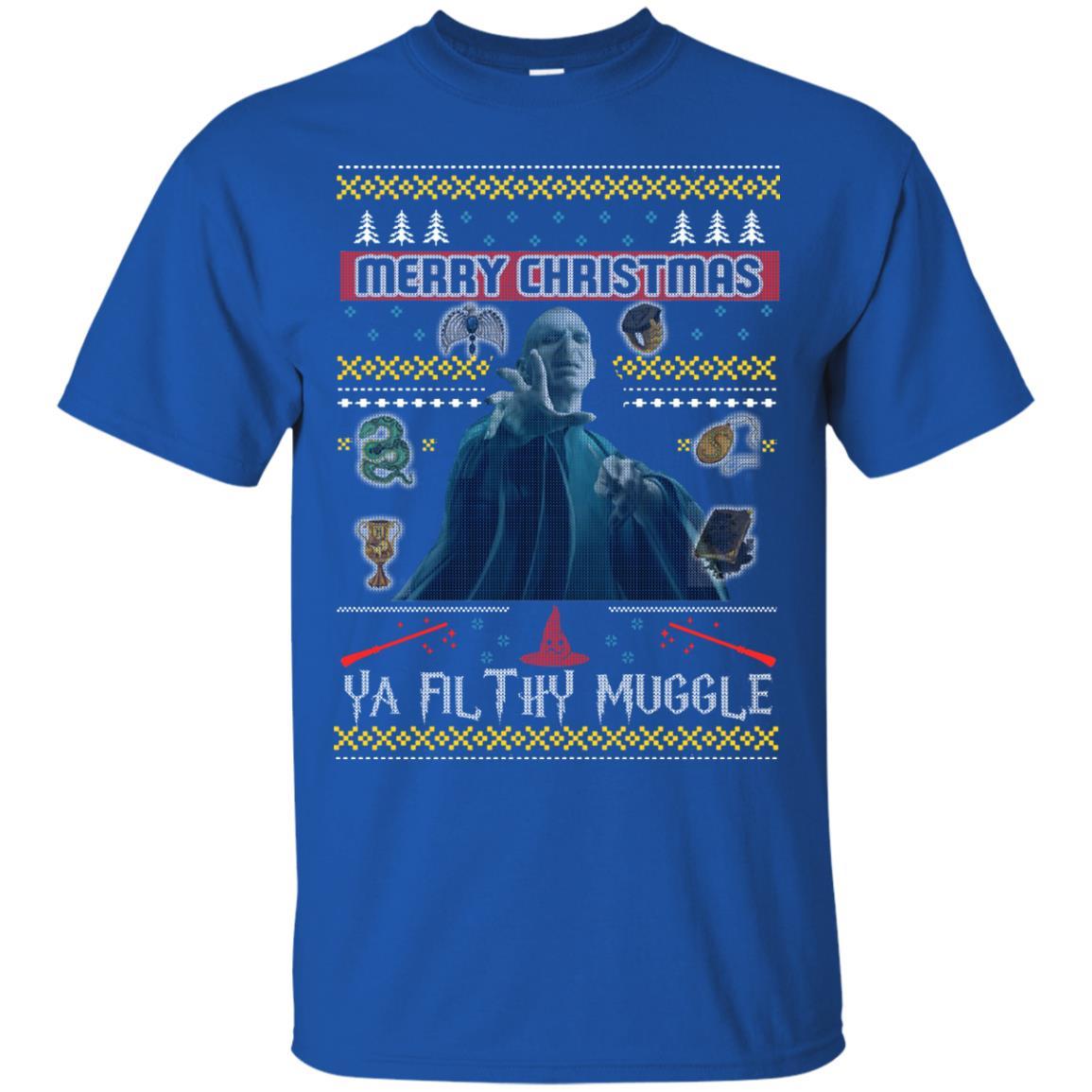Merry Christmas Ya Filthy Muggle Harry Potter Fan T-shirt