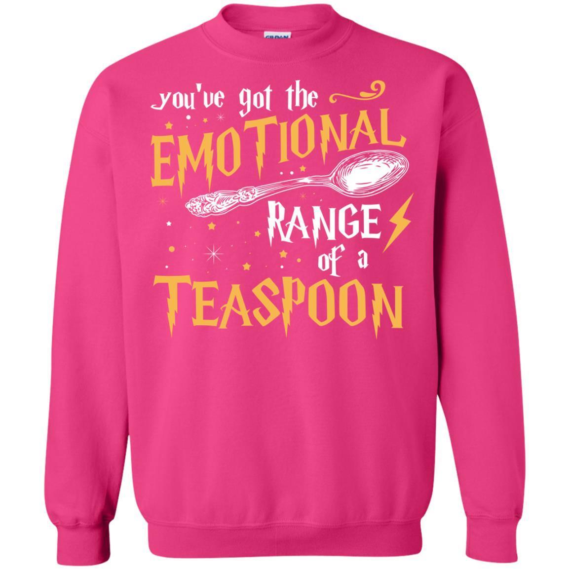 You_ve Got A Emotional Range Of A Teaspoon Harry Potter Fan T-shirt Heliconia S