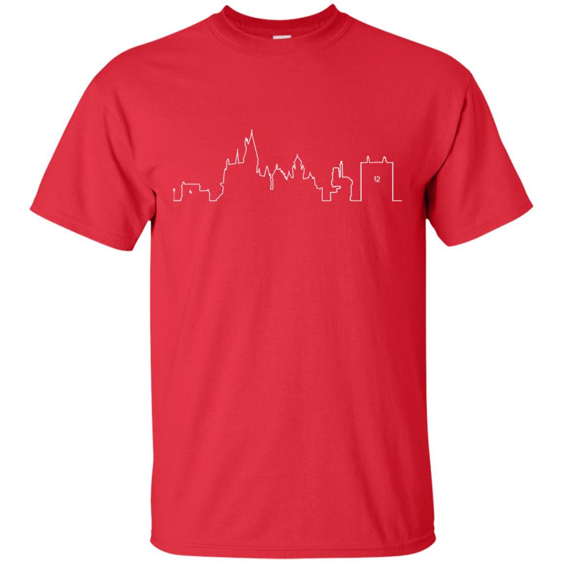 Hogwarts School Harry Potter Fan T-shirt Red S