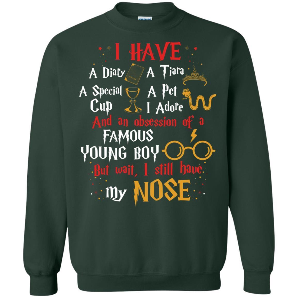 I Have A Diary, A Tiara, A Special Cup, A Pet I Adore And An Obsession Of A Famous Young Boy Harry Potter Fan T-shirt