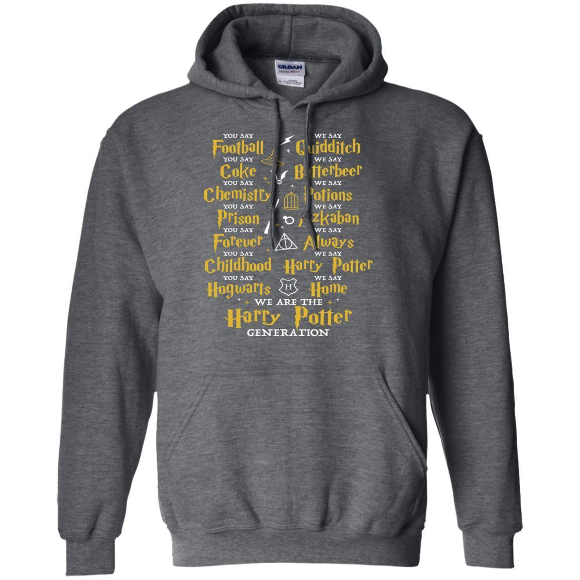 We Are The Harry Potter Generation Movie Fan T-shirt Dark Heather S