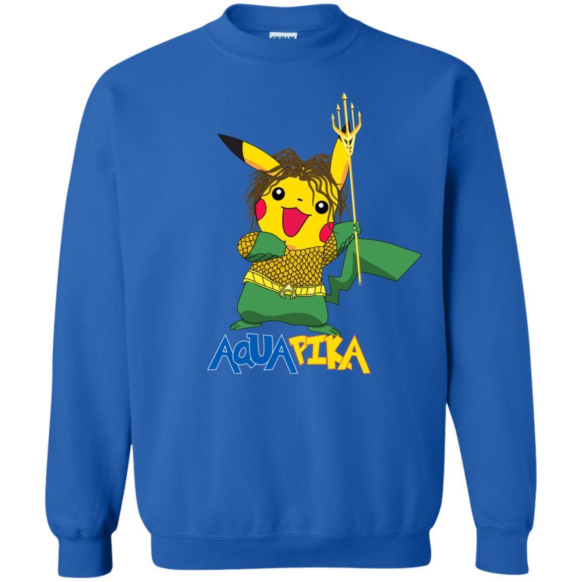 Aquapika Aquaman Piakachu Fan Shirt Royal S