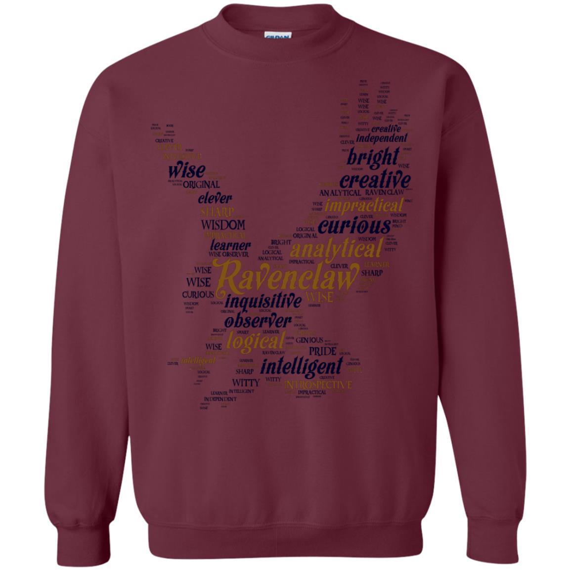 Ravenclaw House Harry Potter Fan Shirt Maroon S