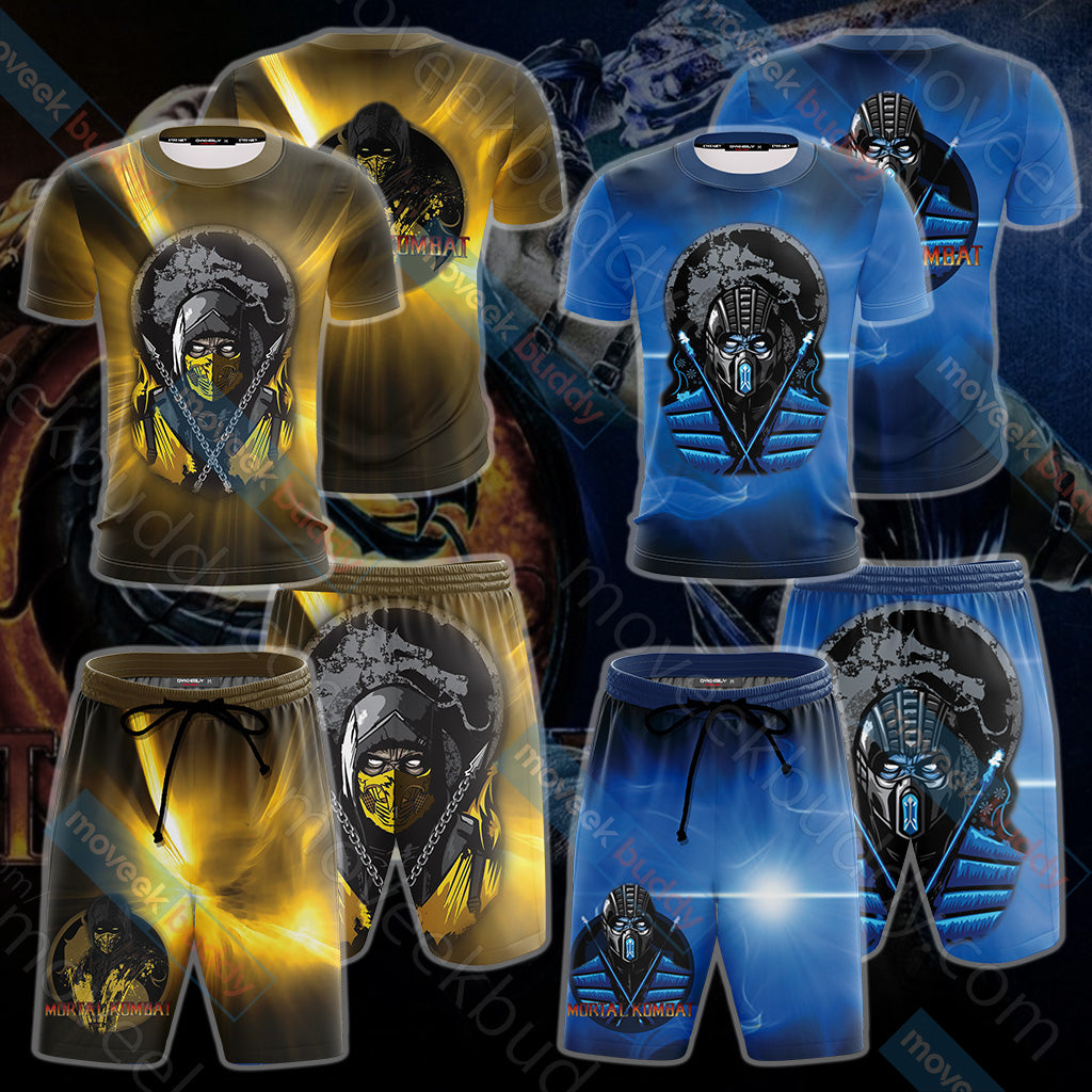 Mortal Kombat Subzero New Look 3D Beach Shorts